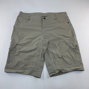KÜHL Tan Canvas Cargo Bermuda Shorts 14